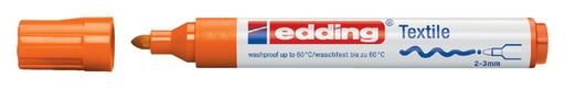[631436] Textielmarker edding 4500 rond 2-3mm oranje