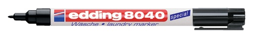 [631566] Wasgoedmarker edding 8040 rond 1mm zwart