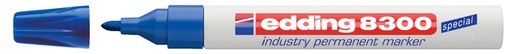 [630023] Marqueur edding 8300 Industrie ogive 1,5-3mm bleu