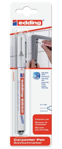 [631468] Viltstift edding 8850 timmerman rond 0.7mm zwart blister à 1 stuk