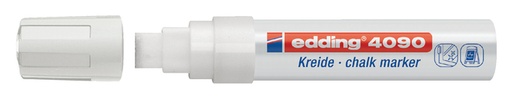 [631550] Marqueur Vitre edding 4090 biseau 4-15mm blanc