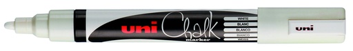 [631180] Marqueur craie Uni-Ball ogive 1,8-2,5mm blanc