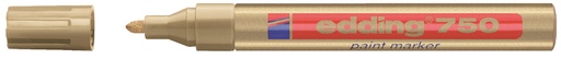 [630435] Paintmarker edding 750 op oliebasis 2-4mm goud