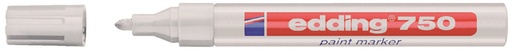 [630440] Marqueur peinture edding 750 à base d'huile 2-4mm blanc