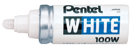 [632400] Viltstift Pentel 100W rond 4mm wit