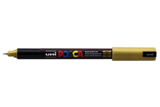 [630951] Marqueur peinture Posca PC1MR Extra Fin or