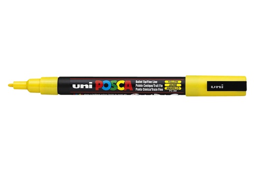 [630957] Marqueur peinture Posca PC3M Fin jaune