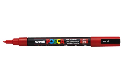 [630958] Paintmarker Uni POSCA PC3M fijn rood