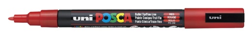 [630958] Verfstift Posca PC3M fijn rood