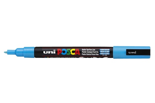 [630960] Paintmarker Uni POSCA PC3M fijn lichtblauw
