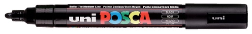 [630966] Marqueur peinture Posca PC5M Medium noir