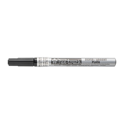 [630397] Viltstift Sakura Pen-touch extra fijn zilver