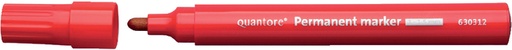 [630312] Marqueur Quantore permanent ogive 1-1,5mm rouge