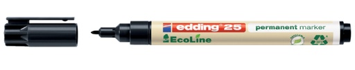 [920581] Marqueur edding 25 EcoLine ogive 1mm noir