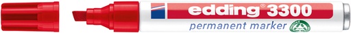[630032] Marqueur edding 3300 biseau 1-5mm rouge
