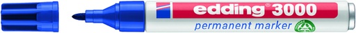 [630003] Marqueur edding 3000 ogive 1,5-3mm bleu