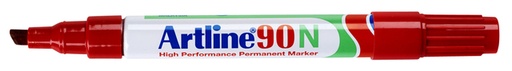 [630512] Marqueur Artline 90 biseauté 2-5mm rouge