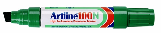 [630524] Marqueur Artline 100 pointe biseauté 7,5-12mm vert