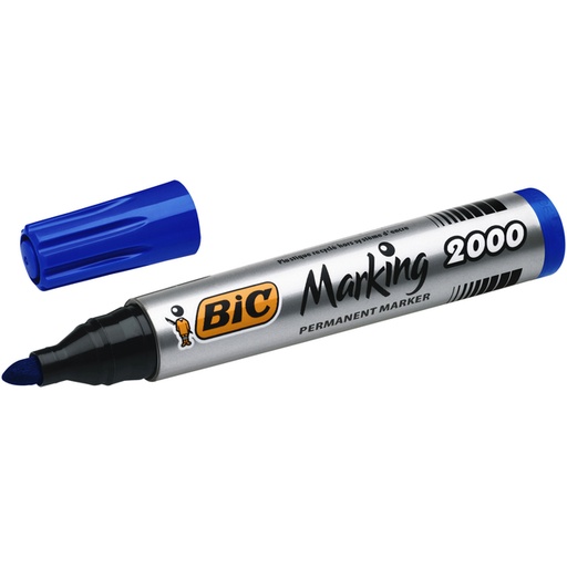 [635683] Viltstift Bic 2000 ecolutions rond large blauw