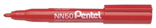 [631322] Viltstift Pentel NN50 rond 1.3-3mm rood
