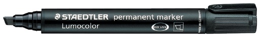 [631371] Marqueur Staedtler Lumocolor 350 permanent biseau 2-5mm noir