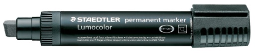 [631401] Viltstift Staedtler Lumocolor 388 blokpunt zwart 2-12mm