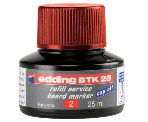 [630942] Encre marqueur edding BTK25 pour tableau blanc rouge