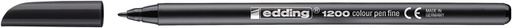 [632521] Feutre edding 1200 001 Fin noir