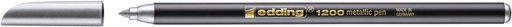 [632539] Fineliner edding 1200 054 Fin Metallic argent