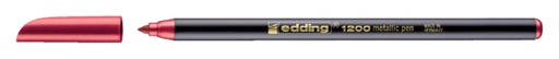 [632542] Fineliner Edding 1200 Metallic 1mm rouge