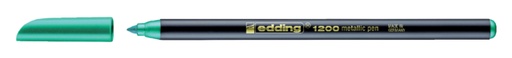 [632544] Fineliner edding 1200 074  fijn metallic groen