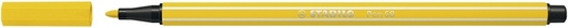 [633345] Feutre STABILO Pen 68/24 Medium jaune citron