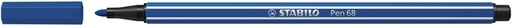 [633203] Feutre STABILO Pen 68/32 Medium bleu foncé