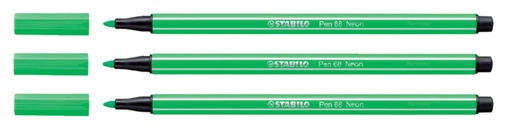 [633204] Feutre STABILO 68/033 néon vert