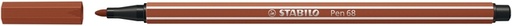 [633352] Feutre STABILO Pen 68/38 Medium craie rouge