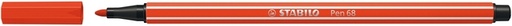 [633359] Feutre STABILO Pen 68/40 Medium rouge clair