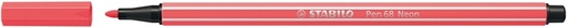 [633342] Feutre STABILO Pen 68/040 Medium néon rouge
