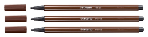 [633187] Feutre STABILO Pen 68/45 Medium marron