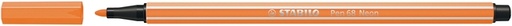 [633206] Viltstift STABILO Pen 68/054 medium neon oranje