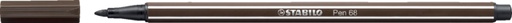 [633347] Feutre STABILO Pen 68/65 Medium marron foncé