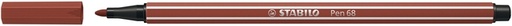 [633361] Feutre STABILO Pen 68/75 Medium sienne