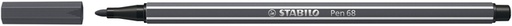 [633351] Viltstift STABILO Pen 68/97 medium diepkoud grijs