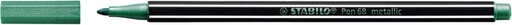 [633260] Feutre STABILO Pen 68/836 Metallic Medium vert