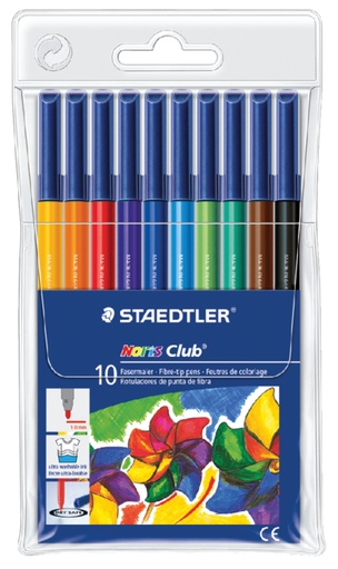 [631126] Feutre Staedtler 326 assorti 10 pièces