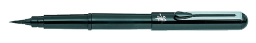 [630736] Pinceau Pentel Pocket Brush XGFKP/10 noir avec 2 cartouches blister