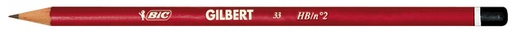 [640093] Potlood Bic Gilbert 33 rond HB