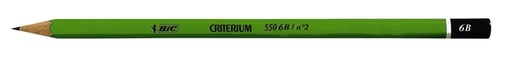 [640360] Potlood Bic Criterium 550 zeshoekig 6B