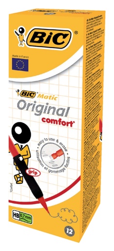 [640241] Portemine BIC Matic Original Comfort Grip HB 0,7mm