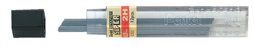 [713260] Potloodstift Pentel 2H 0.5mm zwart koker à 12 stuks