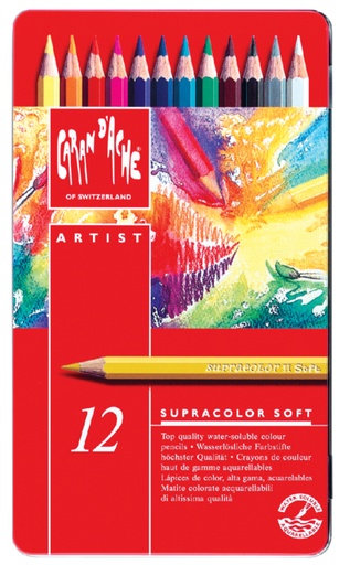 [710712] Kleurpotloden Caran d'Ache Supracolor 12stuks assorti